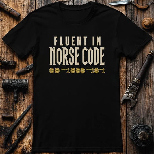 Fluent In Norse Code Viking T-Shirt EU
