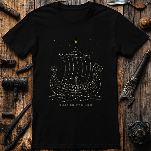 Follow The Stars North Viking T-Shirt US