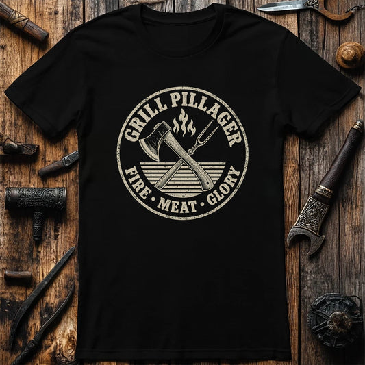 Grill Pillager Viking T-Shirt US