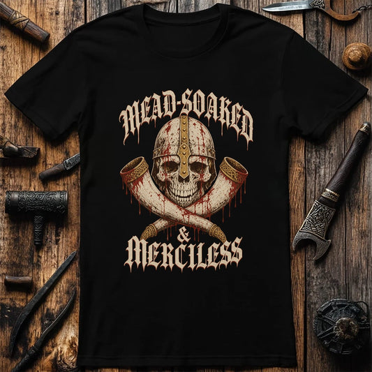 Mead-Soaked & Merciless Viking T-Shirt US