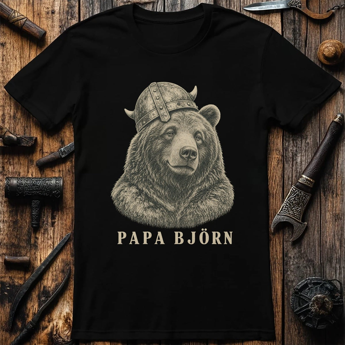 Papa Björn Viking T-Shirt EU