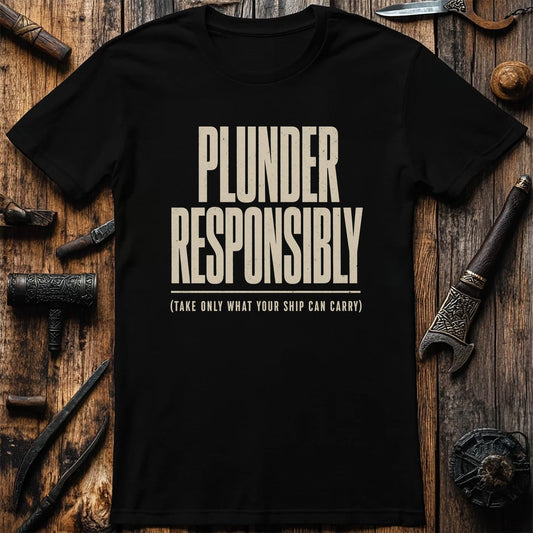 Plunder Responsibly Viking T-Shirt US