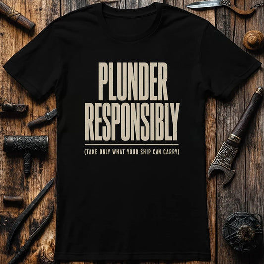 Plunder Responsibly Viking T-Shirt EU