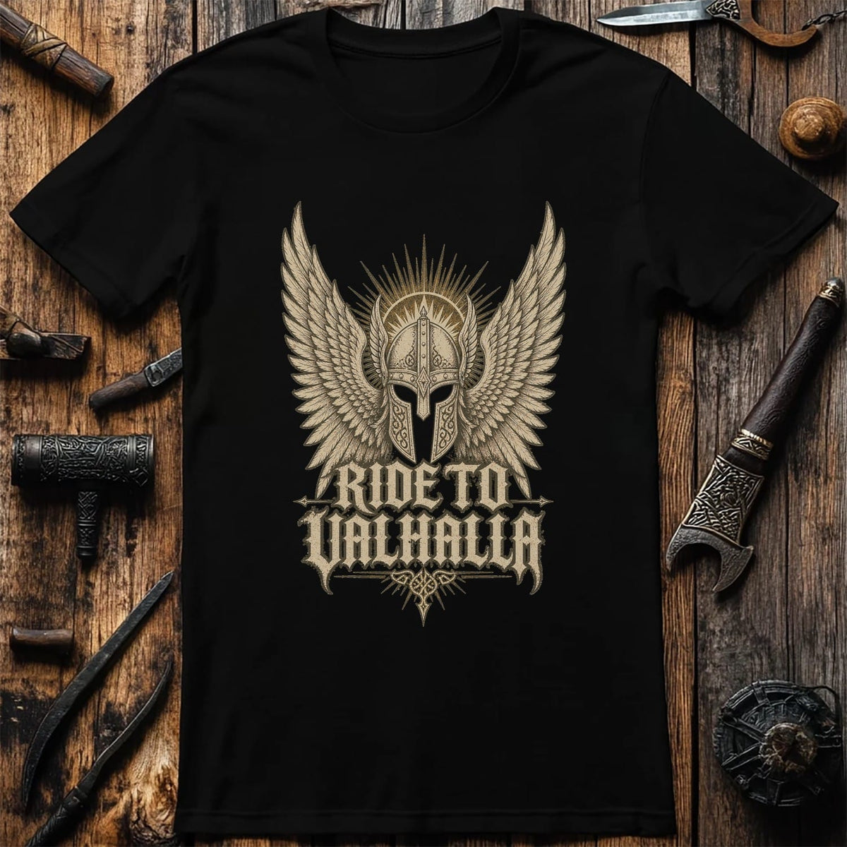 Ride To Valhalla Viking T-Shirt EU