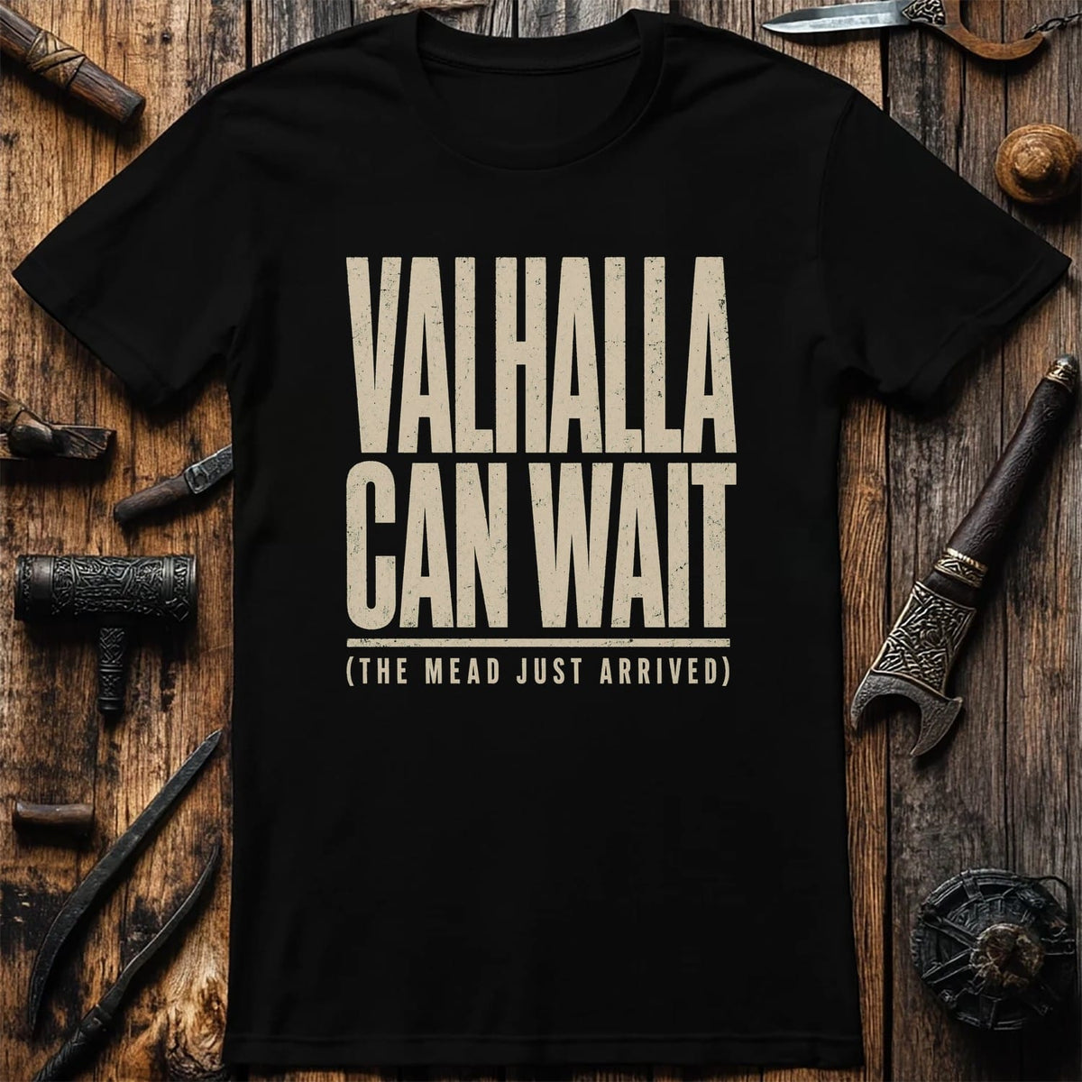 Valhalla Can Wait Viking T-Shirt US