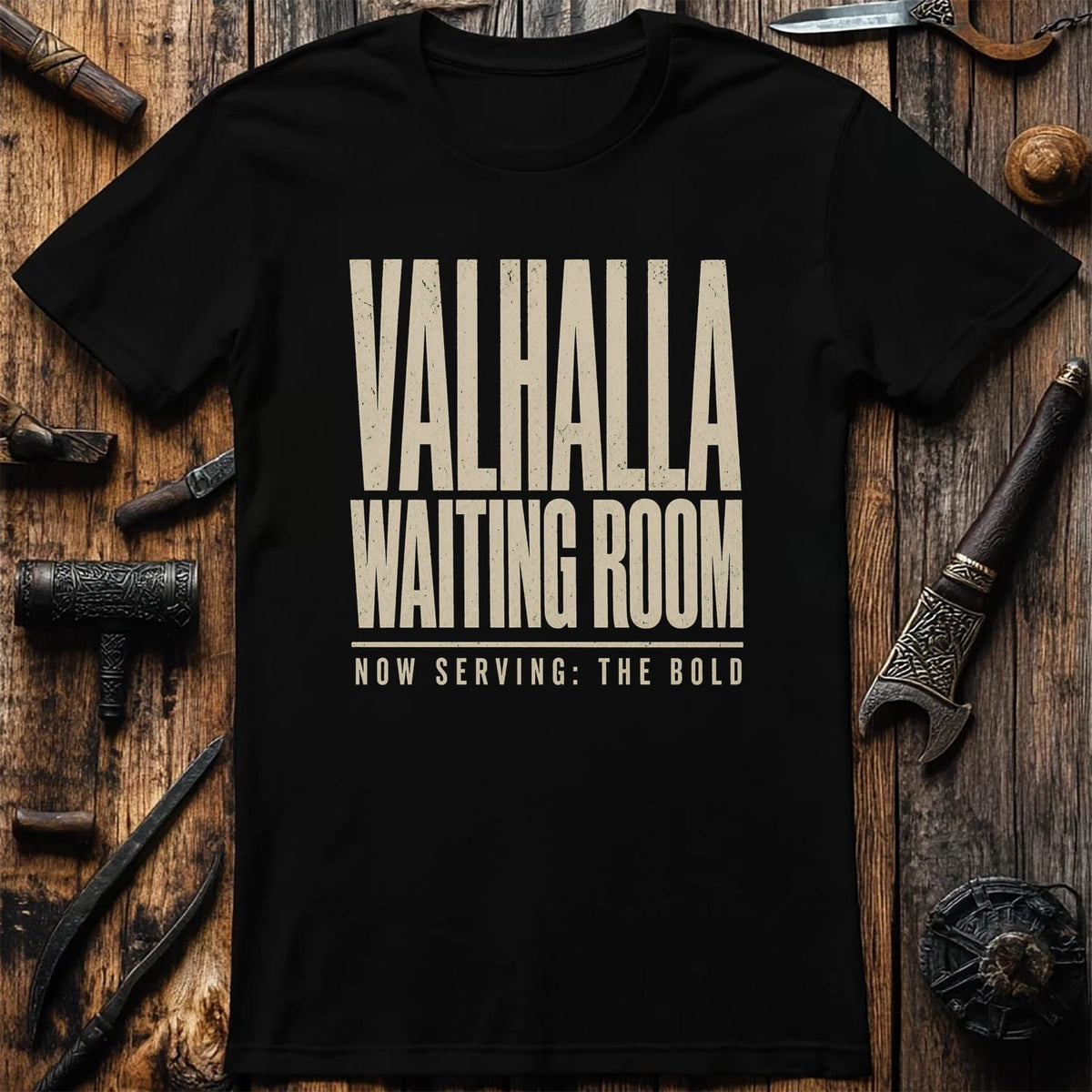 Valhalla Waiting Room Viking T-Shirt EU