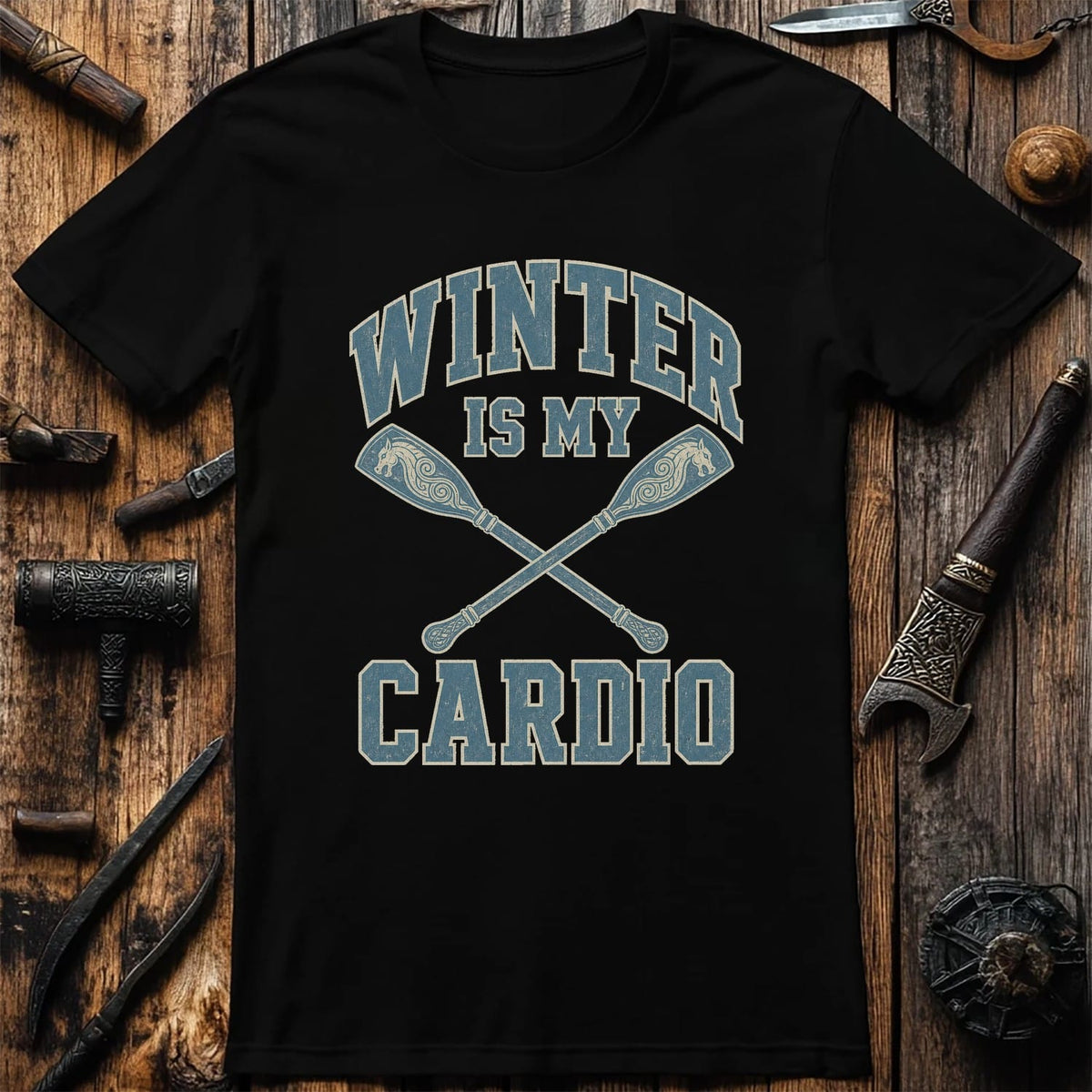 Winter Is My Cardio Viking T-Shirt EU