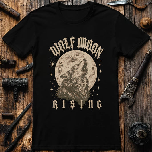 Wolf Moon Rising Viking T-Shirt US