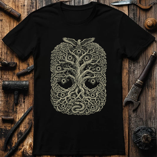 Yggdrasil Nine Worlds Viking T-Shirt US
