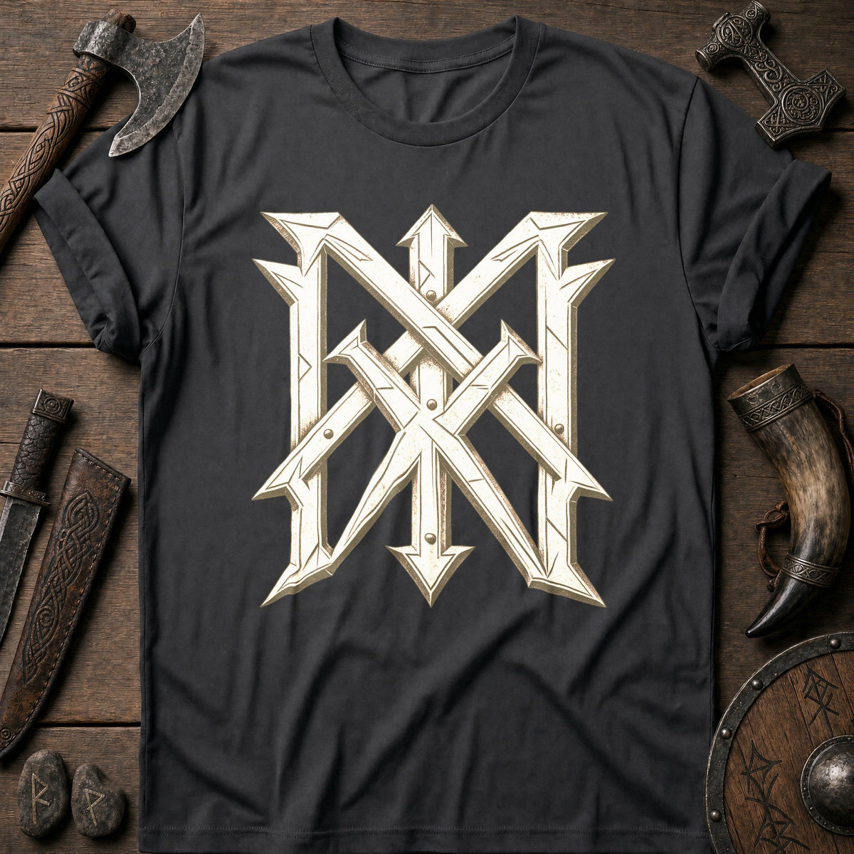 Bind Rune Monogram Viking T-Shirt US
