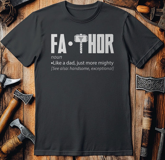 Fa Thor Text T-Shirt US