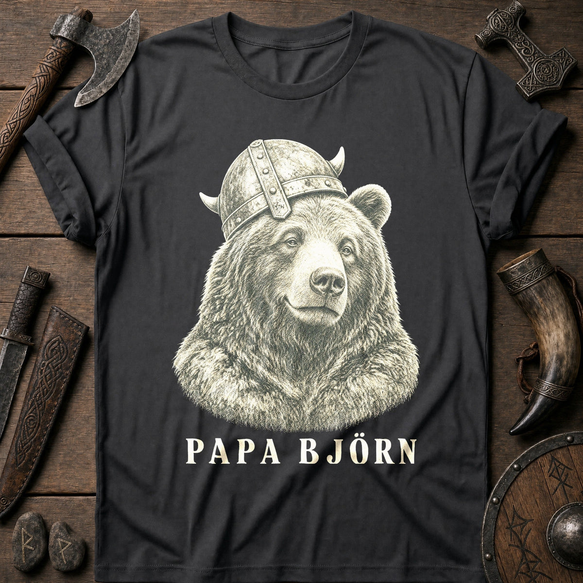 Papa Björn Viking T-Shirt US
