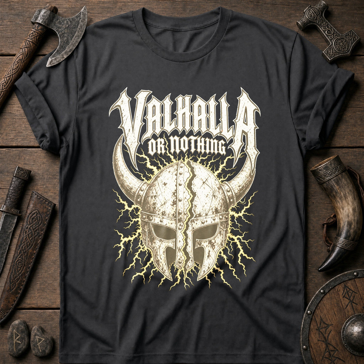 Valhalla Or Nothing Viking T-Shirt US