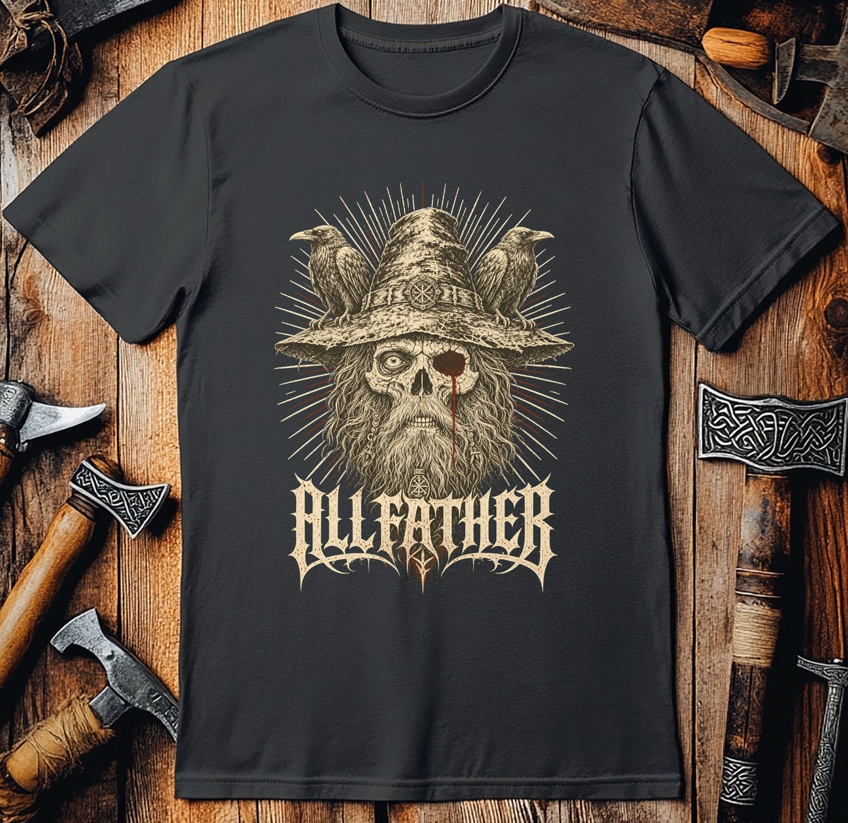 Allfather Of Odd Jobs Viking T-Shirt US