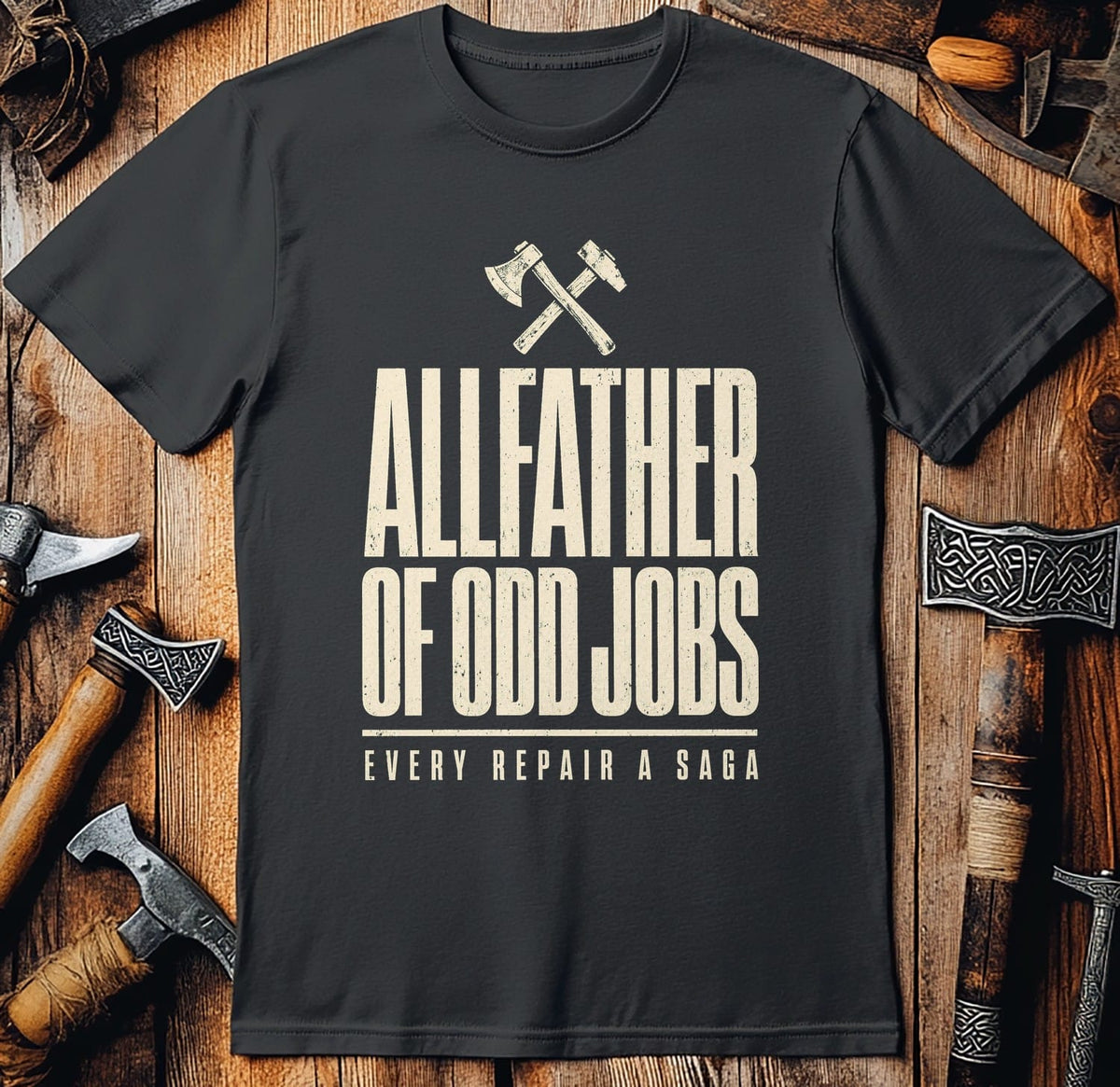 Allfather Of Odd Jobs Viking T-Shirt EU