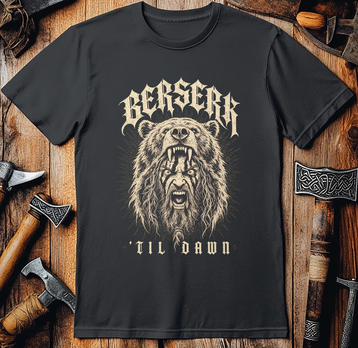 Berserk 'til Dawn Viking T-Shirt EU