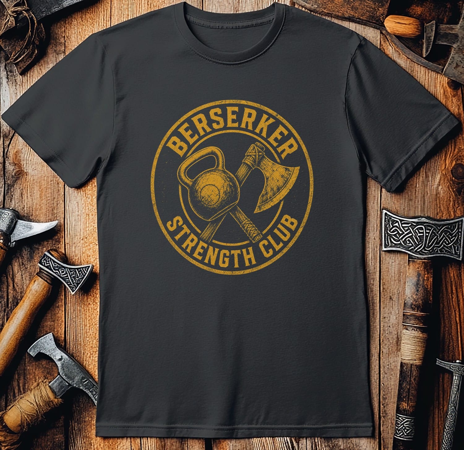 Berserker Strength Club Viking T-Shirt EU