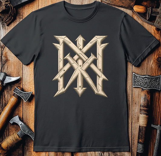 Iron Bind Rune Monogram Viking T-Shirt US