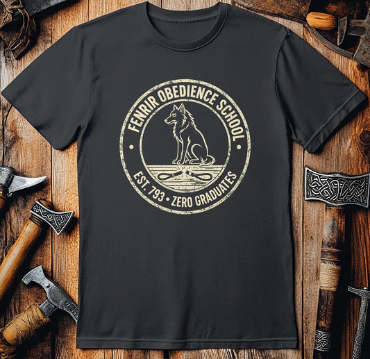 Fenrir Obedience School Viking T-Shirt US