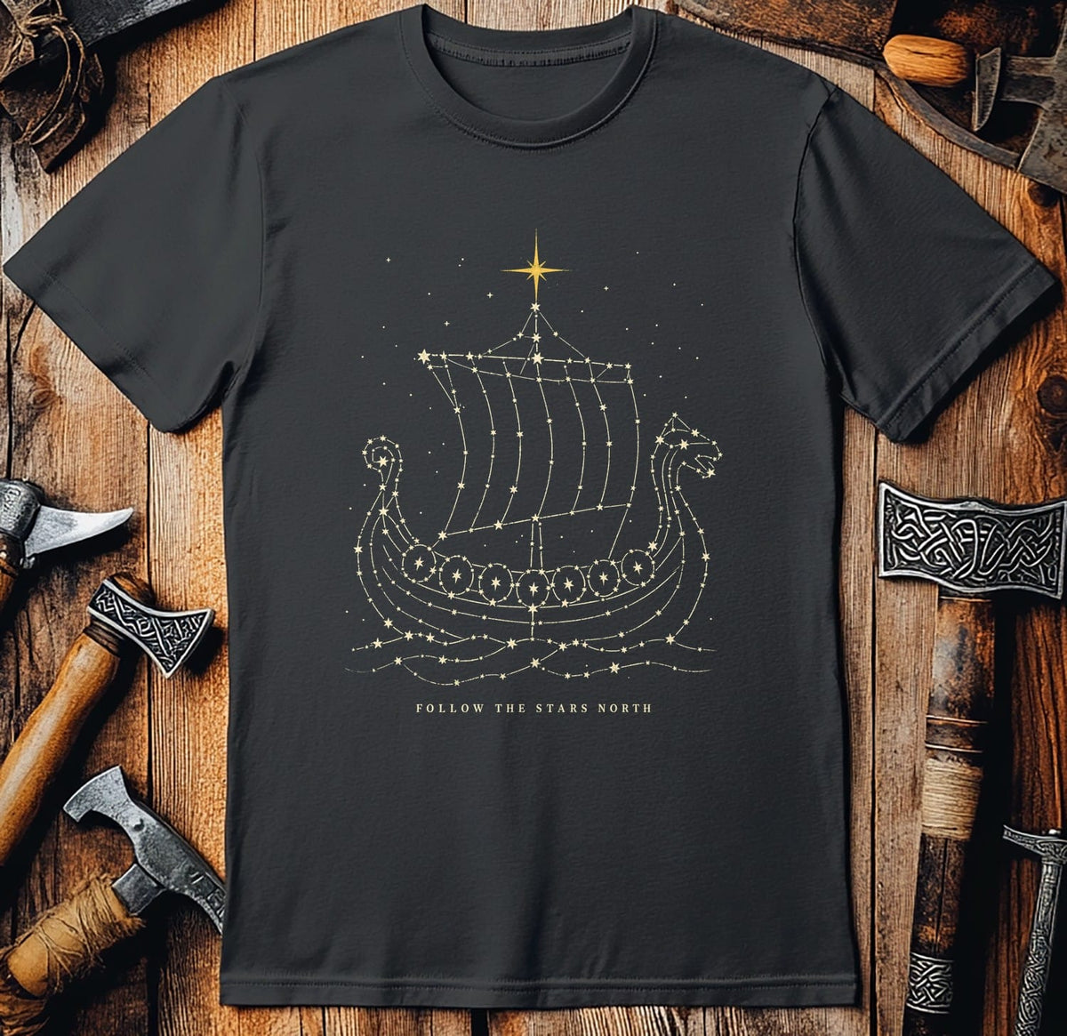 Follow The Stars North Viking T-Shirt EU