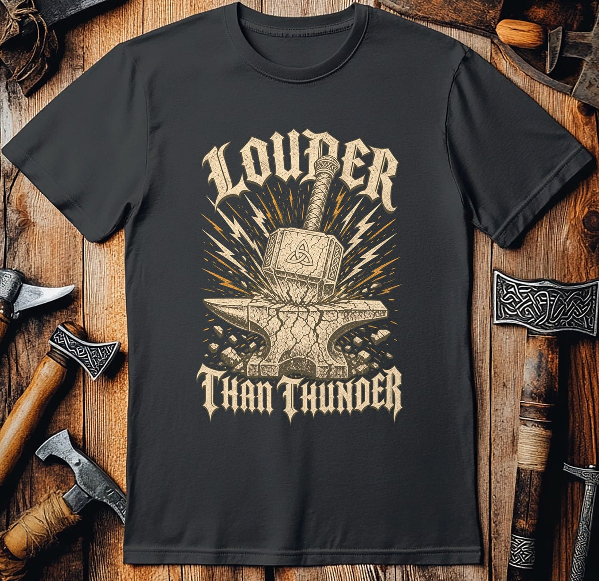 Louder Than Thunder Viking T-Shirt US