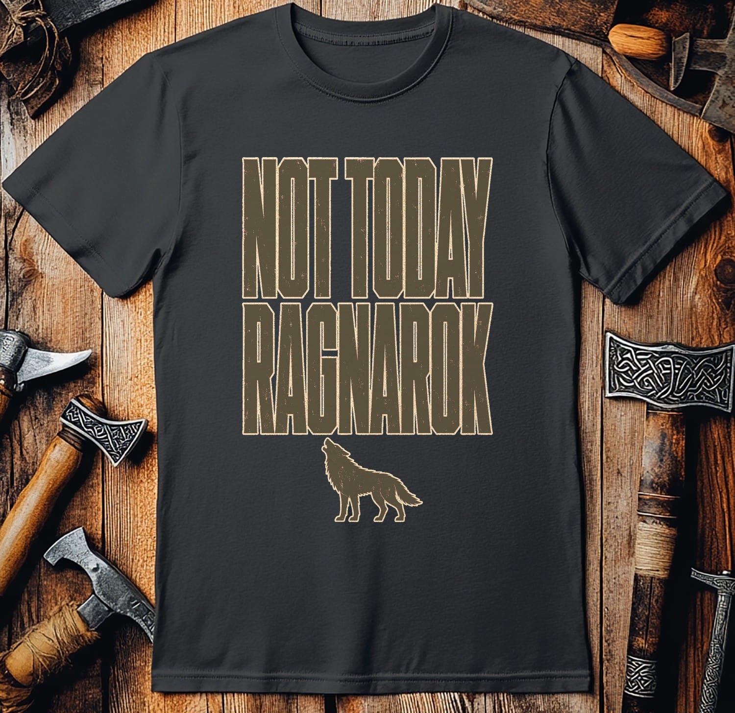 Not Today Ragnarok Viking T-Shirt EU
