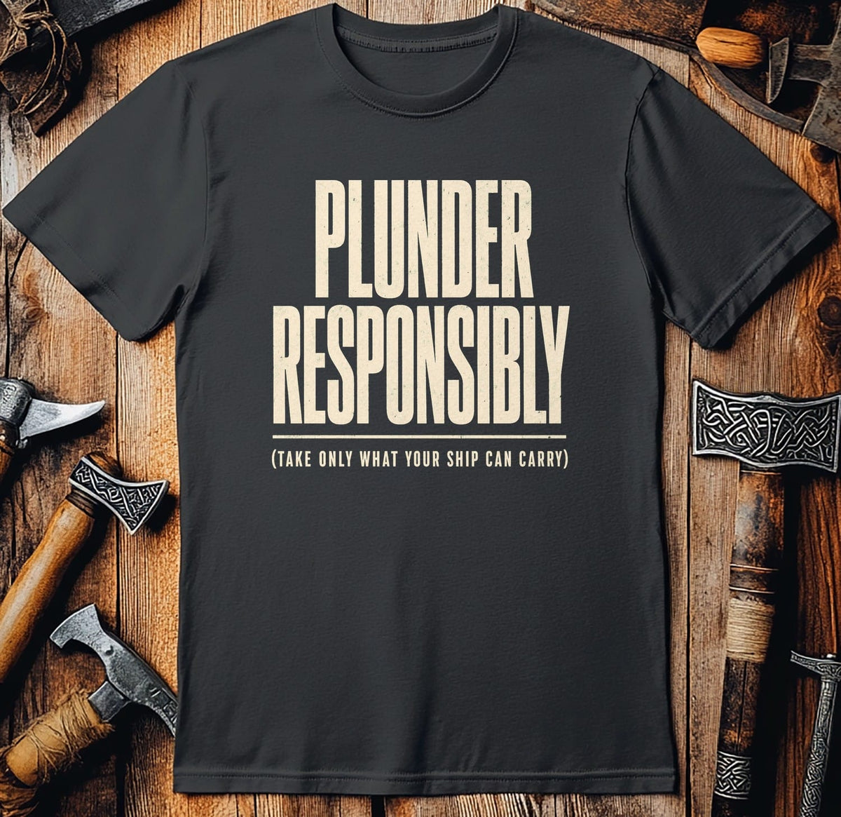 Plunder Responsibly Viking T-Shirt EU