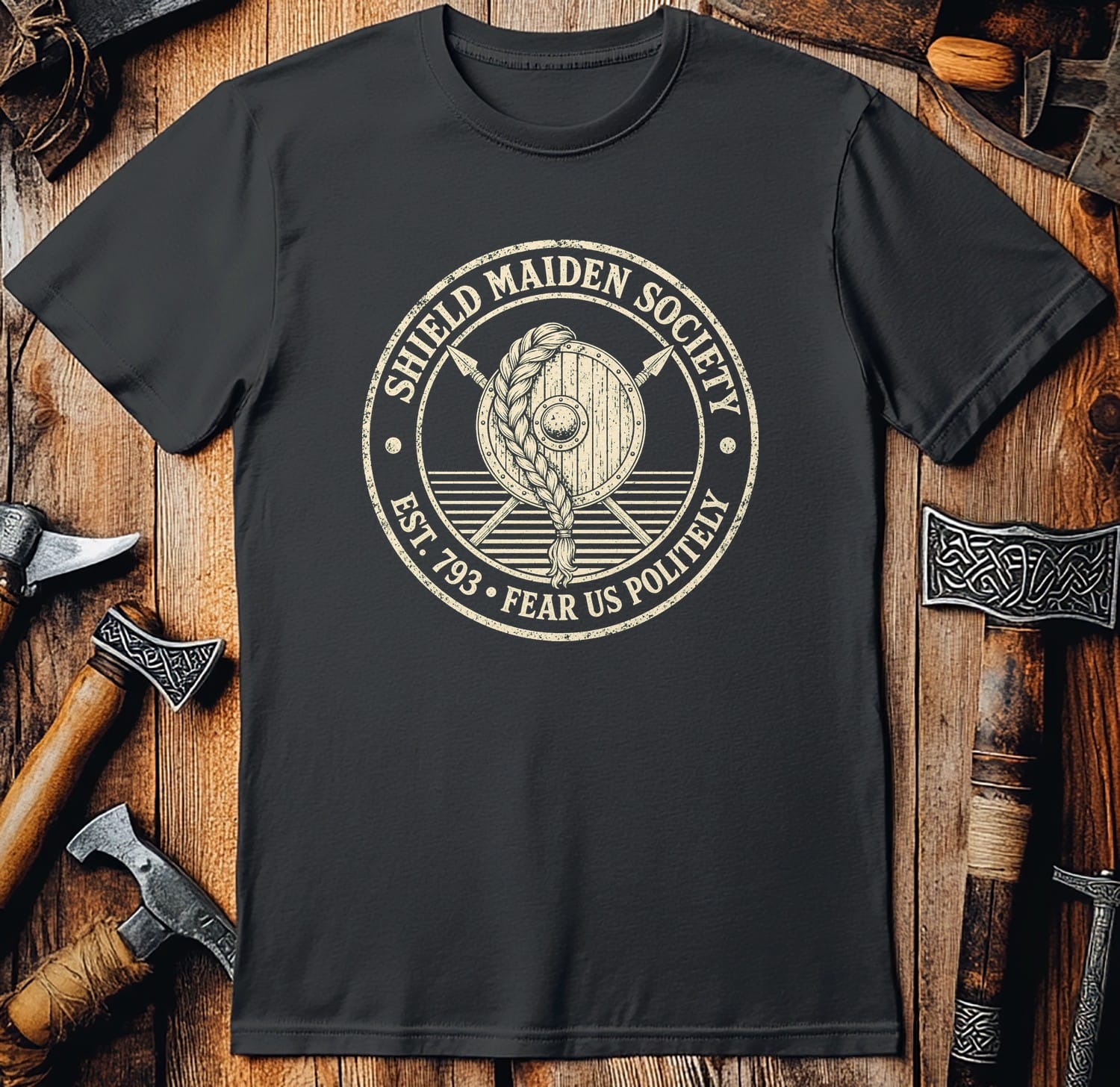 Shield Maiden Society Viking T-Shirt EU