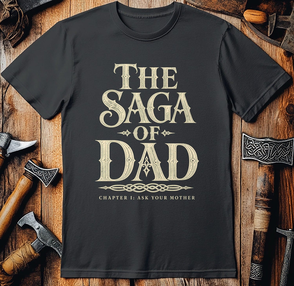 The Saga Of Dad Viking T-Shirt EU