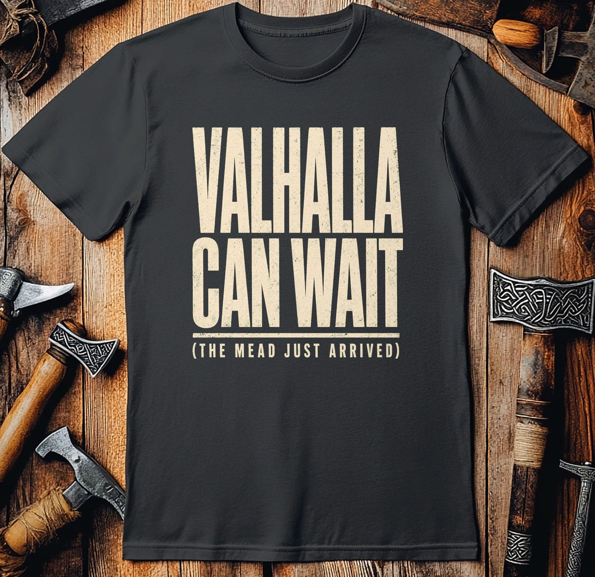 Valhalla Can Wait Viking T-Shirt US