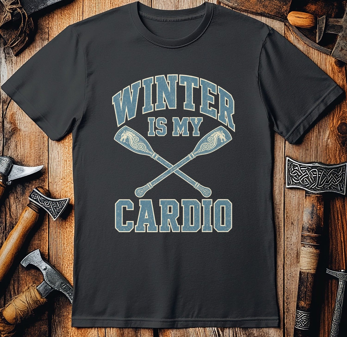 Winter Is My Cardio Viking T-Shirt US