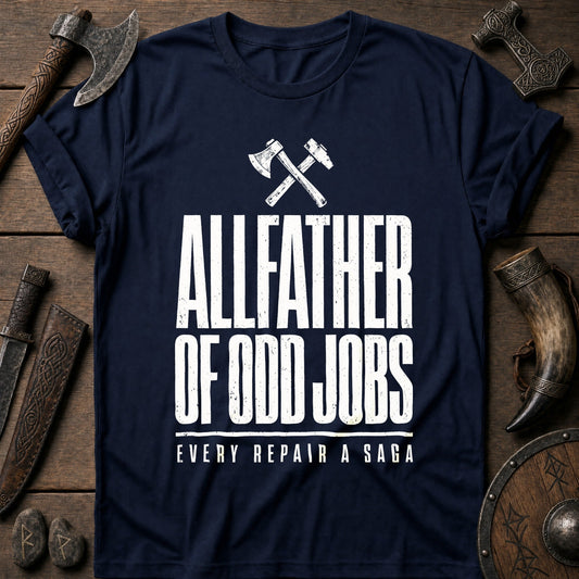 Allfather Of Odd Jobs Viking T-Shirt US