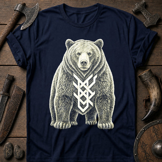 Bear Marked With Bind Rune Viking T-Shirt US