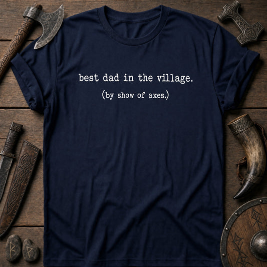 Best Dad In The Village Viking T-Shirt US