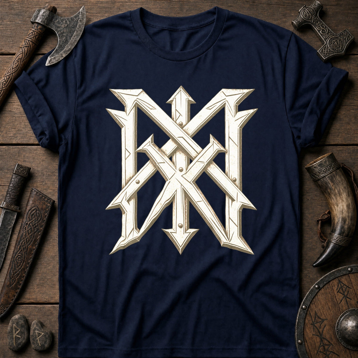 Bind Rune Monogram Viking T-Shirt US