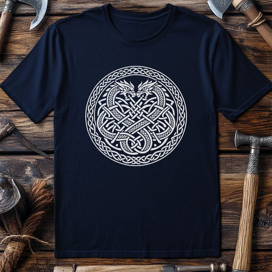 CELTIC DRAGON KNOTWORK 028 T Shirt US