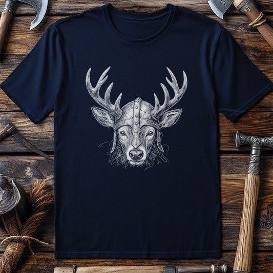 DEER-VIKING-HEAD-044 T-Shirt US