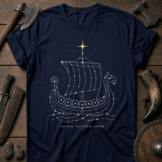 Follow The Stars North Viking T-Shirt US