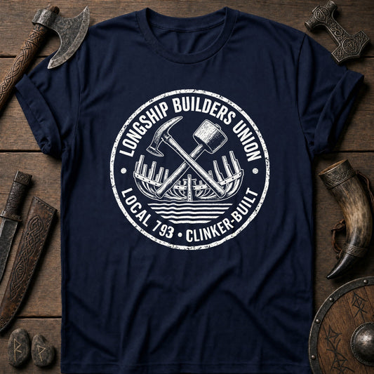 Longship Builders Union Viking T-Shirt US
