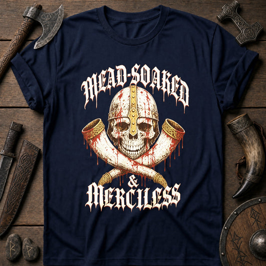 Mead-Soaked & Merciless Viking T-Shirt US