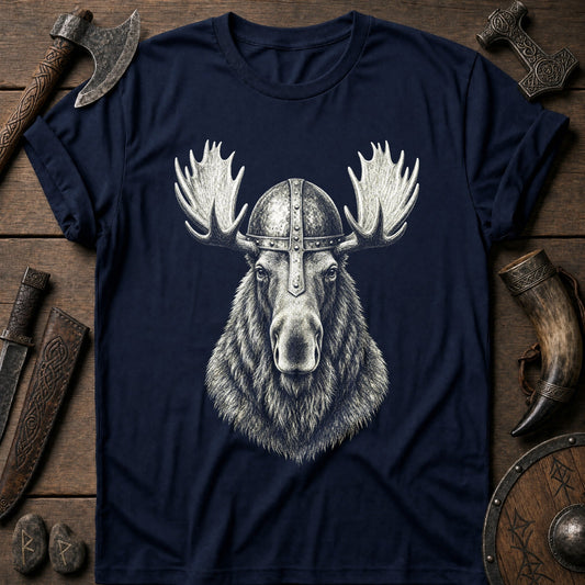 Moose Jarl Iron Helm Viking T-Shirt US