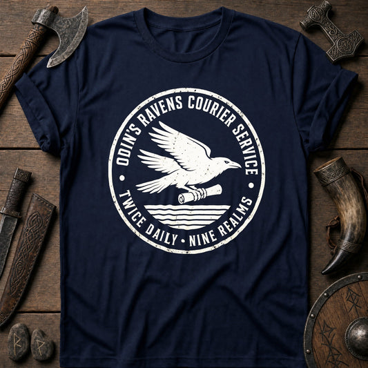 Odin's Ravens Courier Viking T-Shirt US