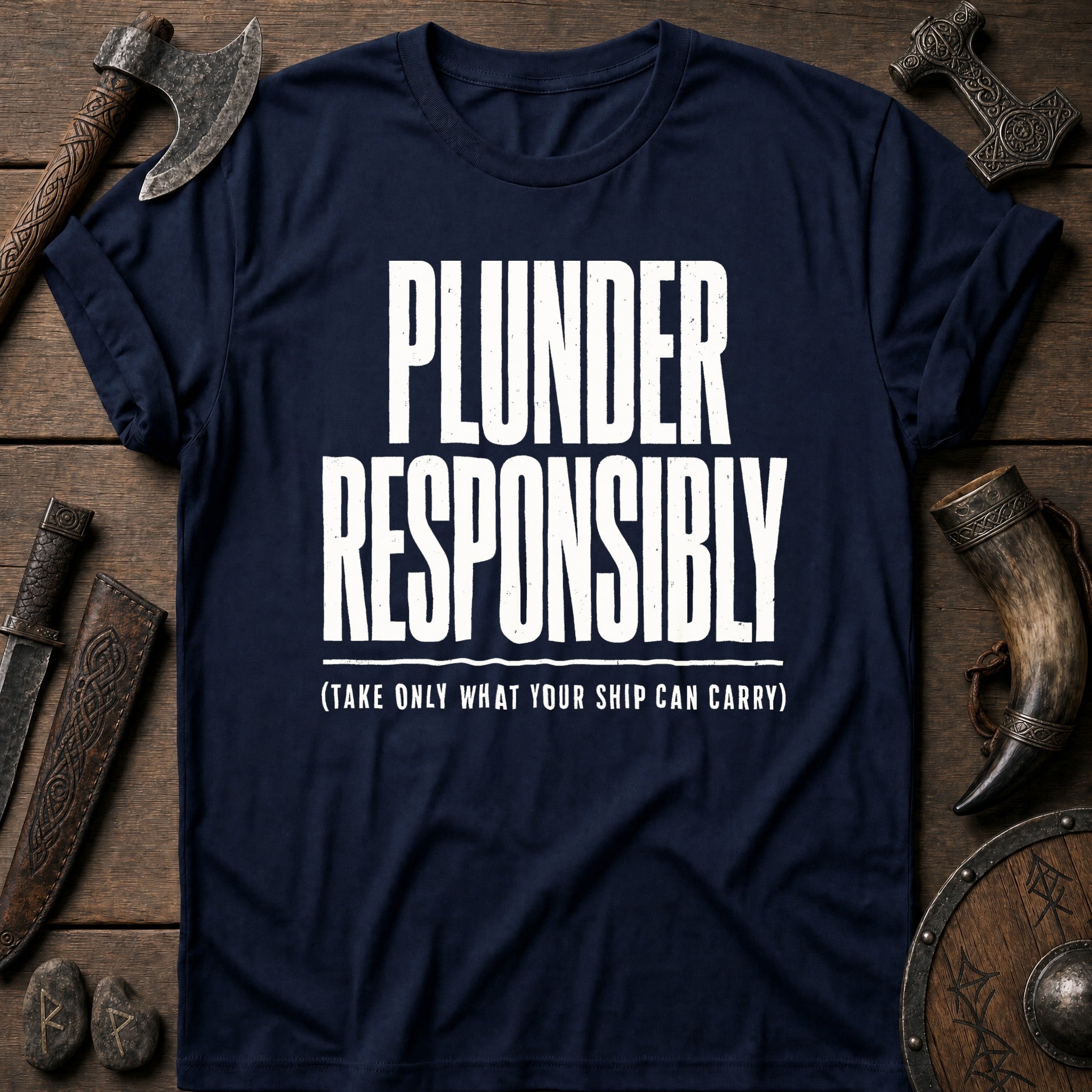 Plunder Responsibly Viking T-Shirt US