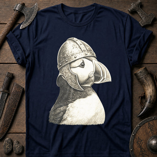Puffin Raider Helm Viking T-Shirt US