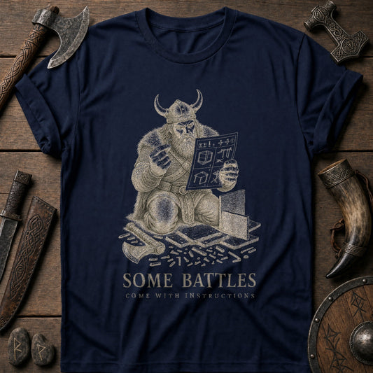 Some Battles Come With Instructions Viking T-Shirt US
