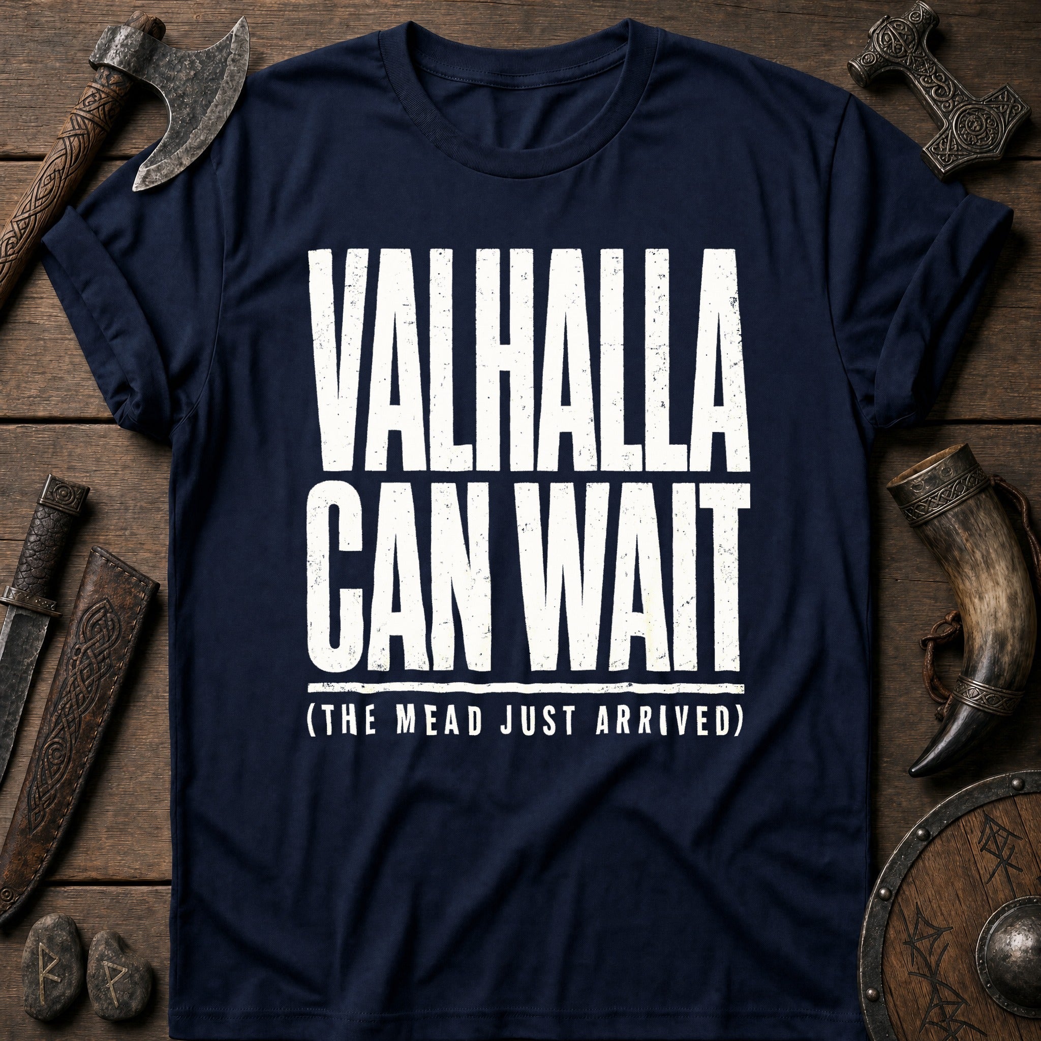 Valhalla Can Wait Viking T-Shirt US