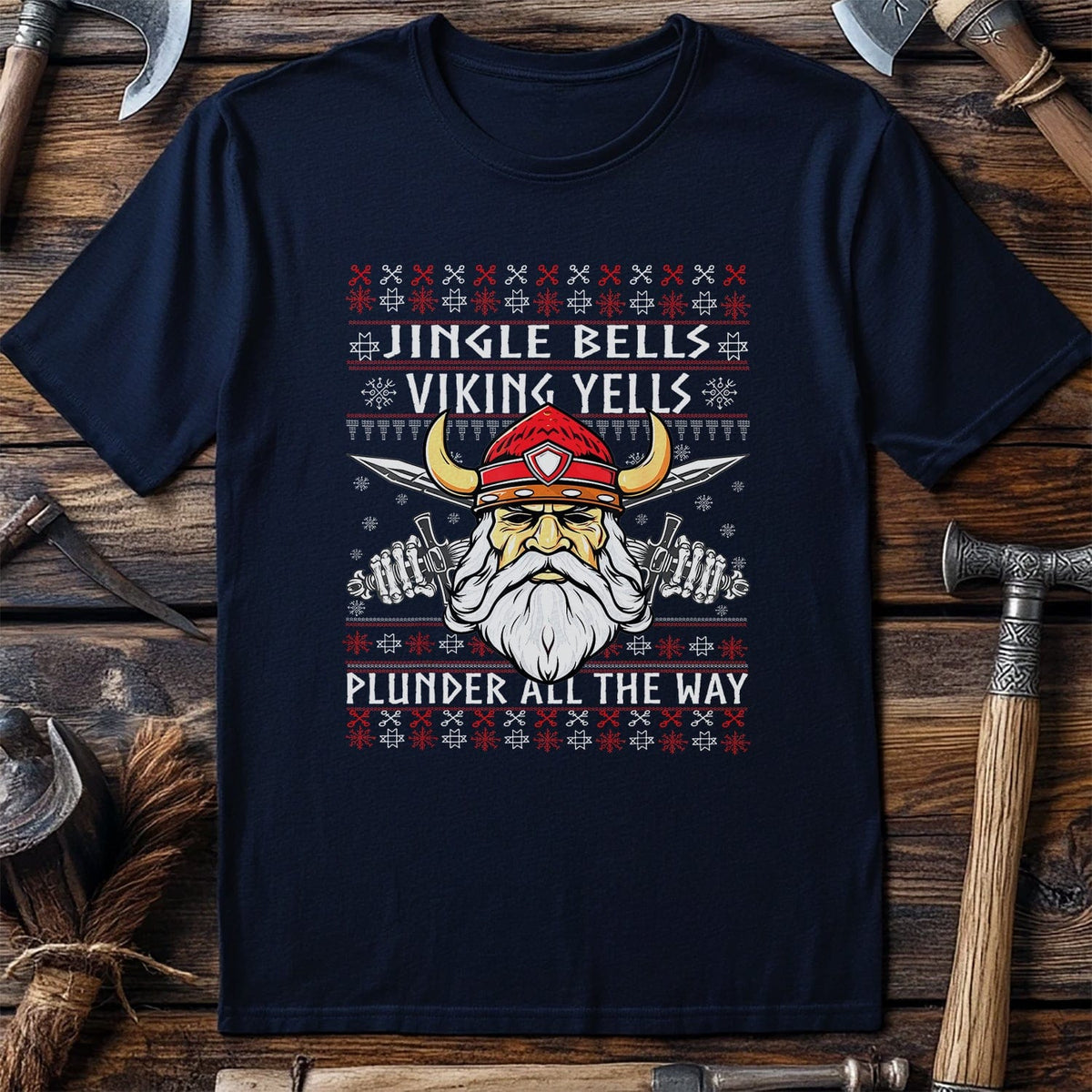 jingle bells viking 126 T Shirt US
