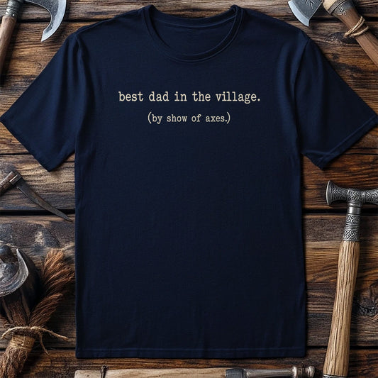 Best Dad In The Village Viking T-Shirt US