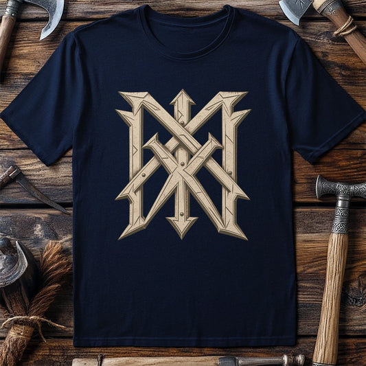 Iron Bind Rune Monogram Viking T-Shirt US