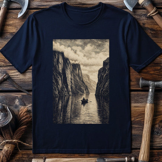 Fjord Cliffs Viking T-Shirt US